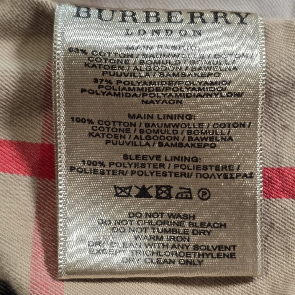 〽️ Vintage Burberry London | Classic Full-Length Trench Coat 〽️ - Picture 12 of 16